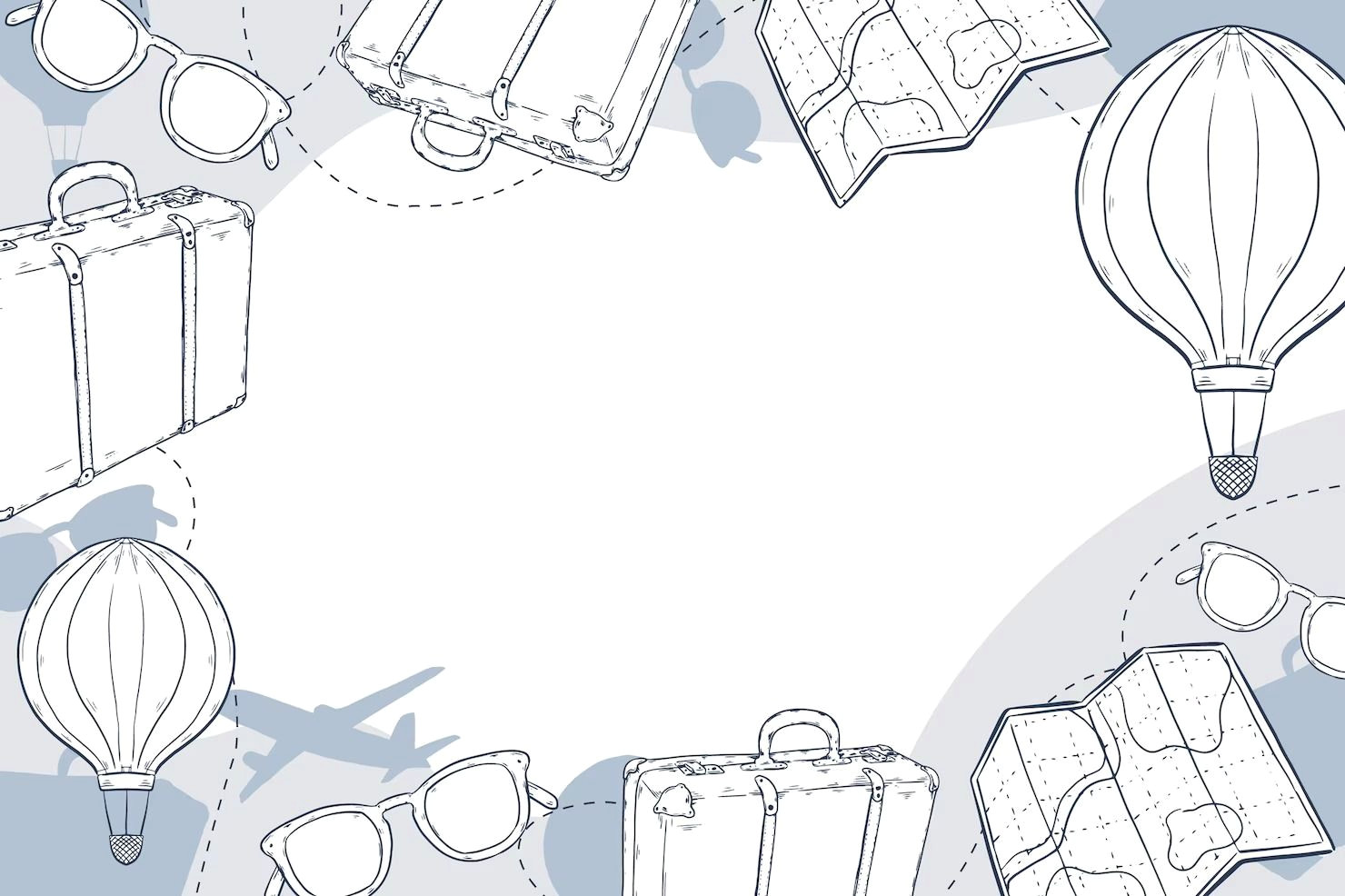 Drawn with Love: Free Hand-Drawn Tourism Day Backgrounds Drawn with Love: Free Hand-Drawn Tourism Day Backgrounds