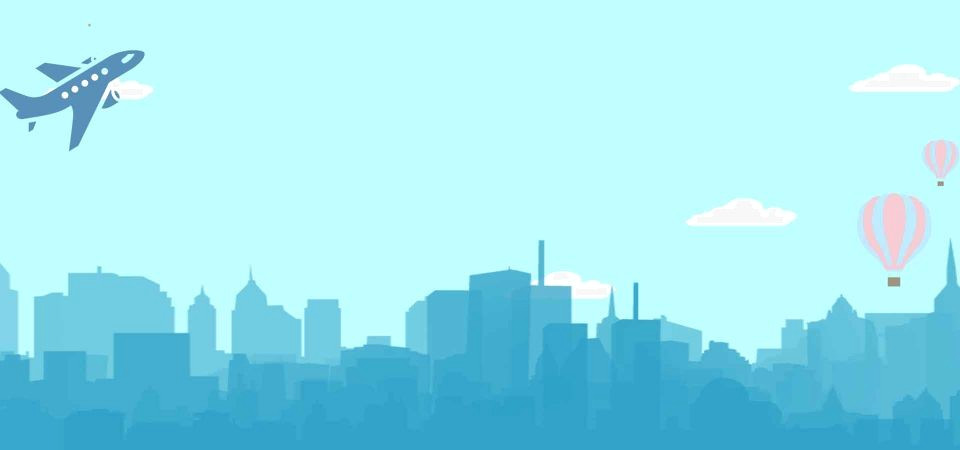 Explore Dream Destinations: Free Flat Travel Banners & Wallpapers