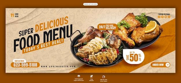 Delicious Food Menu Templates — Free PSD Download Delicious Food Menu Templates — Free PSD Download