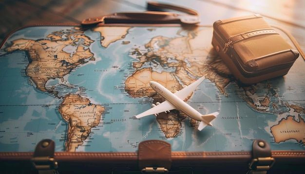 Mapa de Sonhos: Voe em Todo o Mundo