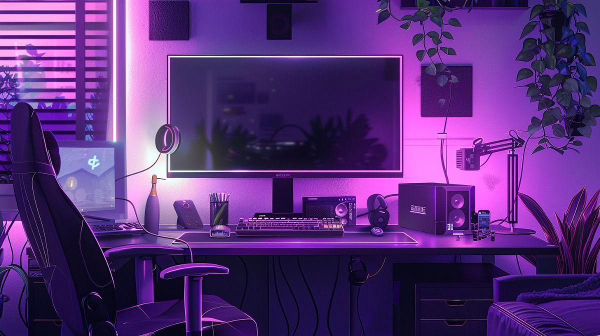 Violet Night Gaming Ambiance Violet Night Gaming Ambiance