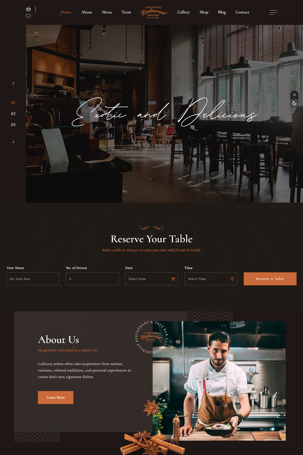 Dine in Style: Best Restaurant WordPress Theme Dine in Style: Best Restaurant WordPress Theme