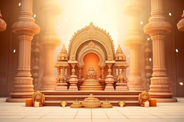 Elegant Hindu Backgrounds with Free Space to Add Your Text Elegant Hindu Backgrounds with Free Space to Add Your Text