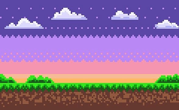 Free Pixel Game Interface Illustrations & Wallpapers for Download