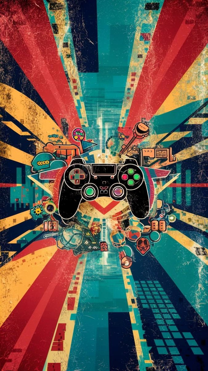 Classic Console Vibes: 80s & 90s Gaming Wallpapers