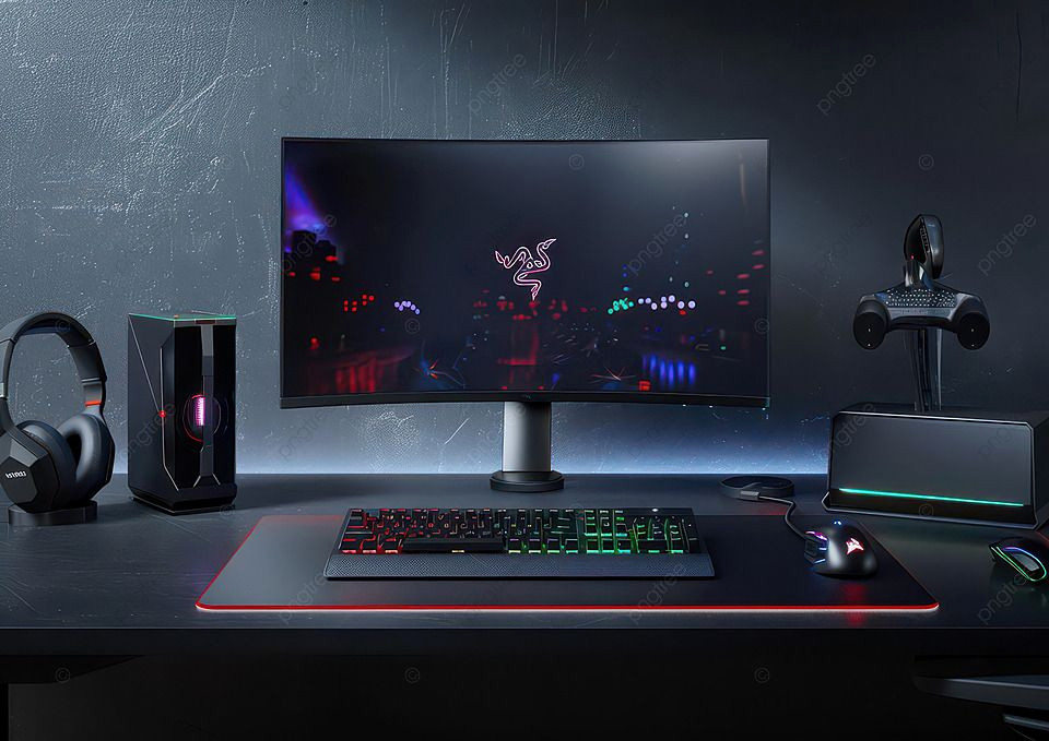 Epic Gaming Setup: Curved Monitors, Keyboards, and More! Epic Gaming Setup: Curved Monitors, Keyboards, and More!