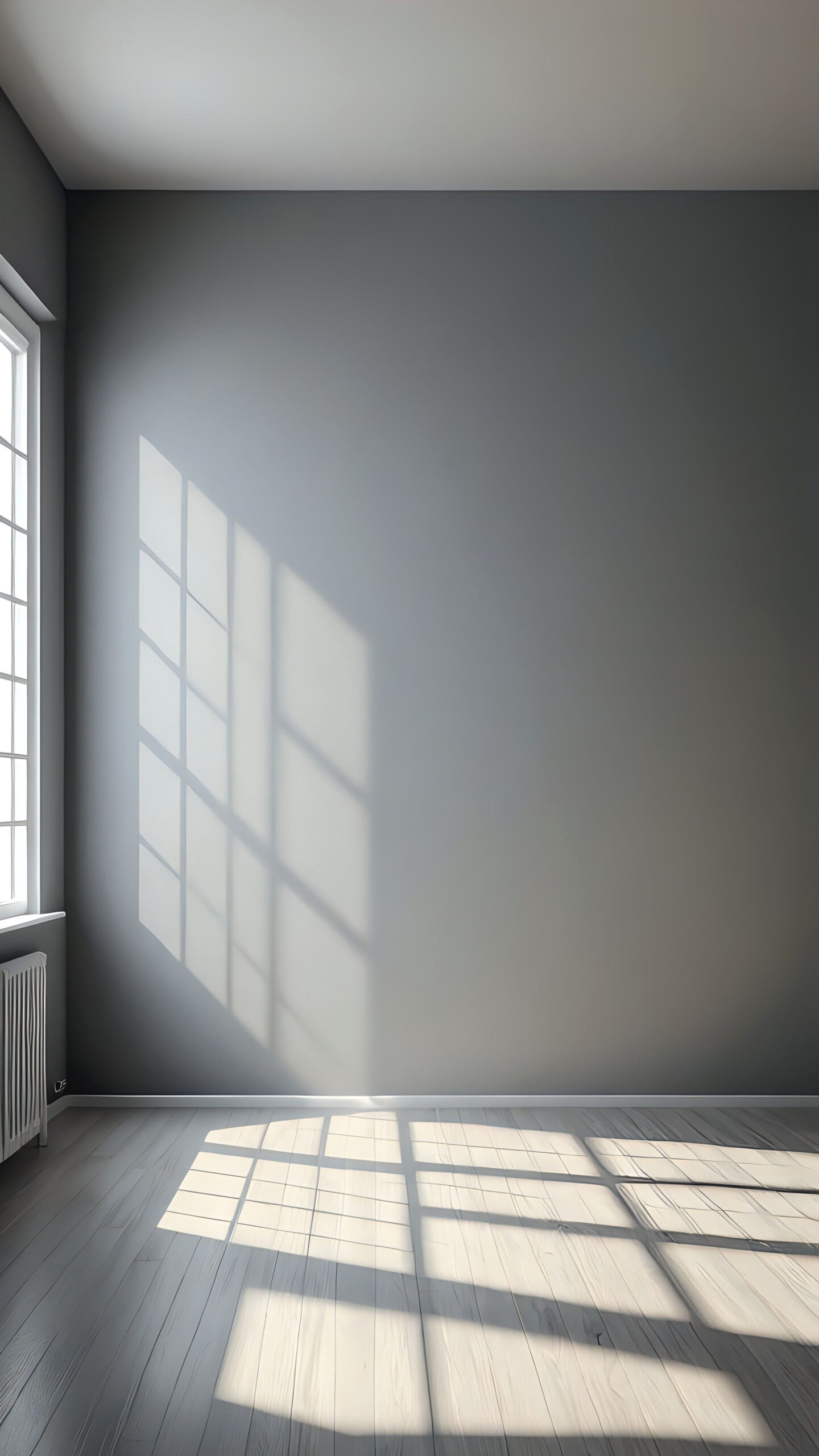 Brighten Up with Light Grey Walls and Natural Sunlight Brighten Up with Light Grey Walls and Natural Sunlight