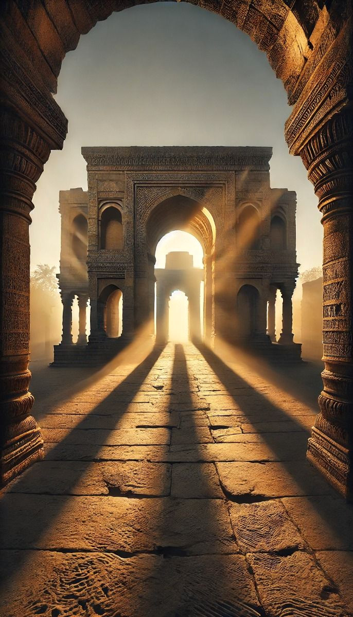 Breathtaking Golden Hour at Ancient Ctesiphon Arch Breathtaking Golden Hour at Ancient Ctesiphon Arch