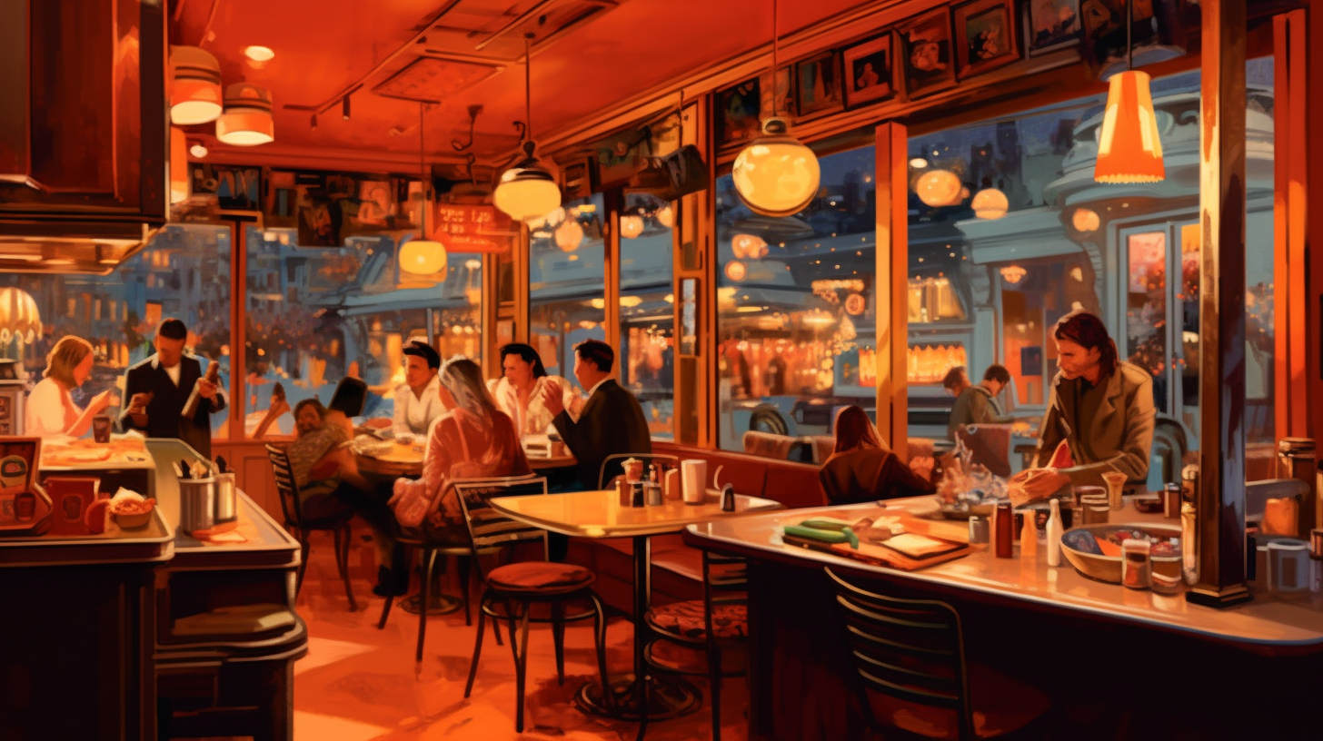 Magical Paris Cafe Lighting