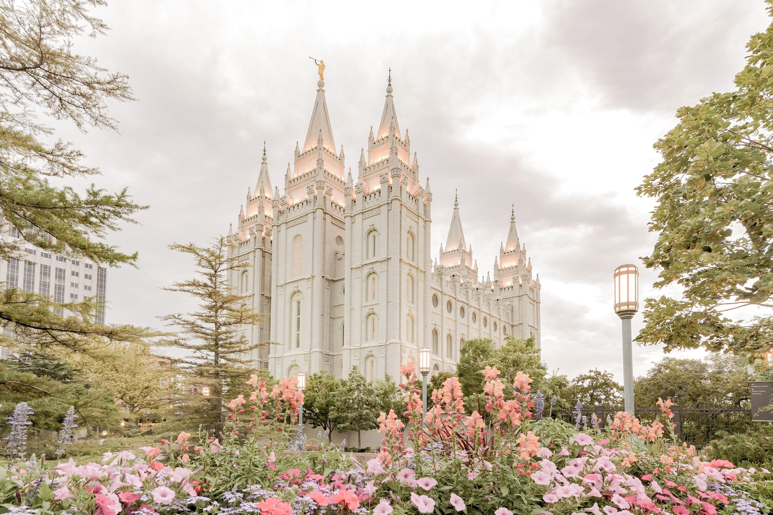 Ethereal Salt Lake Temple in Stunning Digital Art