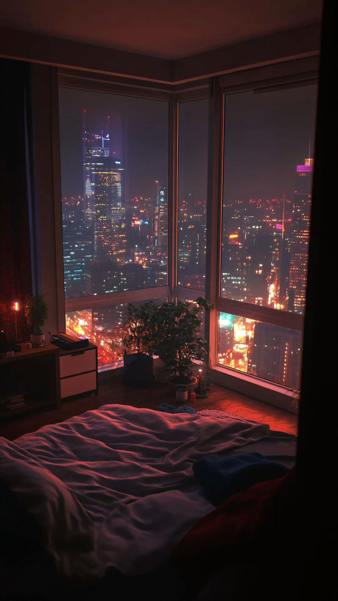 Stunning City Skyline Bedroom Views Stunning City Skyline Bedroom Views