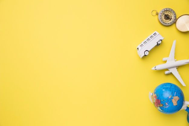 Crie um Avião e um Globo com Bússola de Ônibus