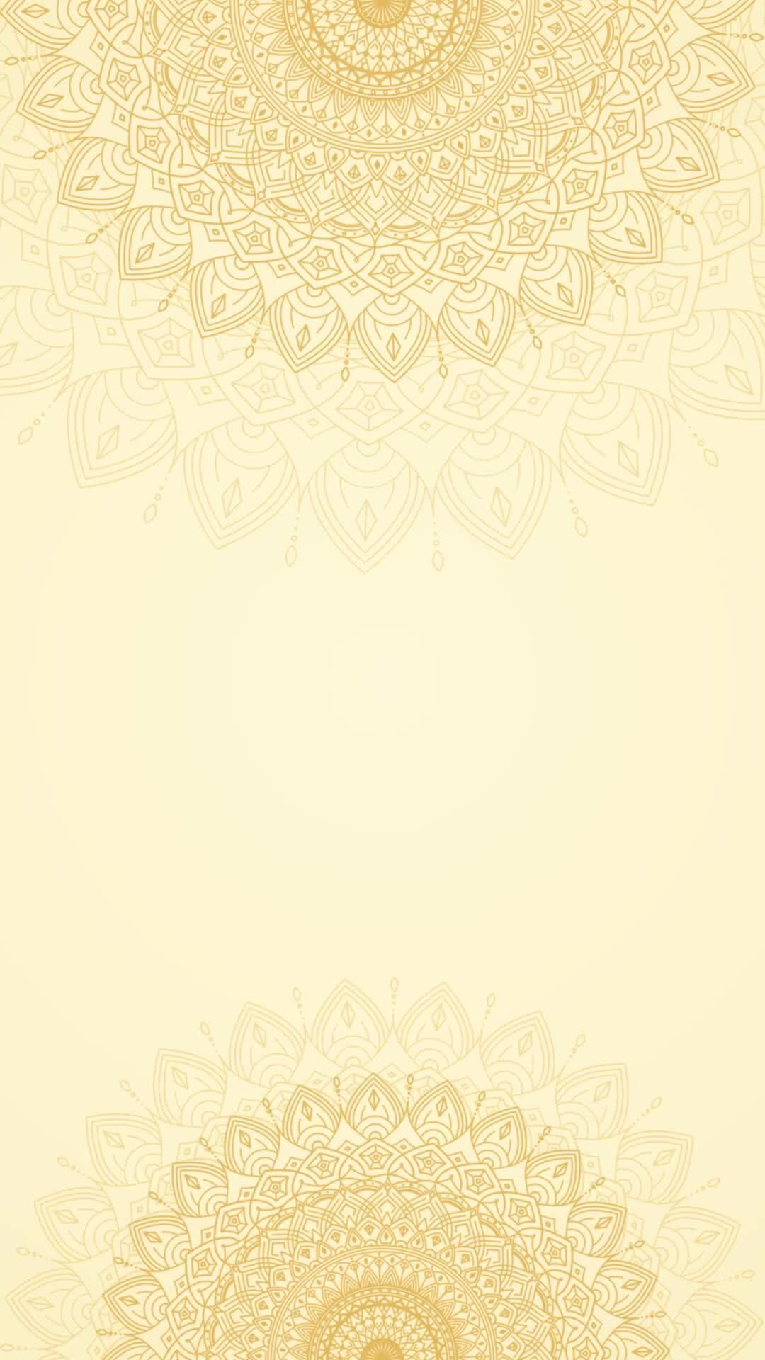 Golden Mandala Video Background with Looping Animation Golden Mandala Video Background with Looping Animation