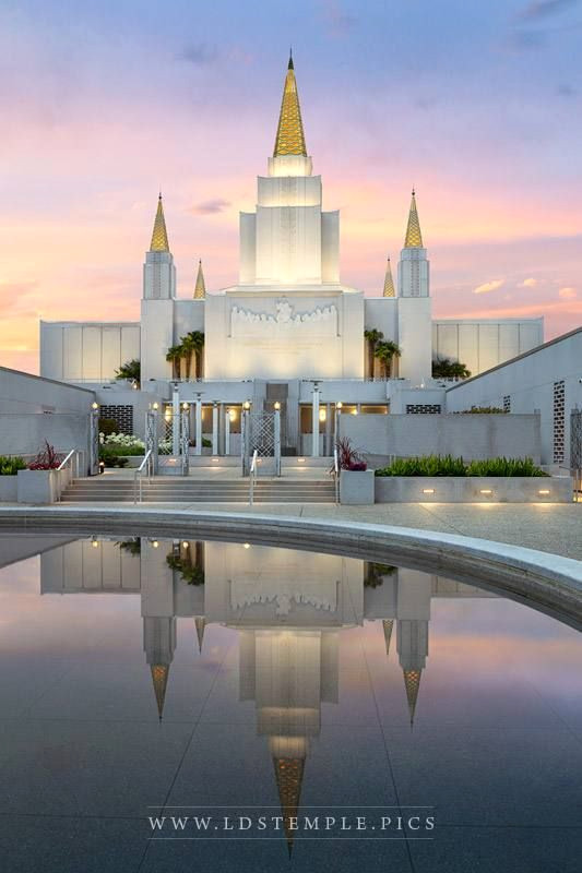 Breathtaking Sunrise at Oakland Temple Breathtaking Sunrise at Oakland Temple
