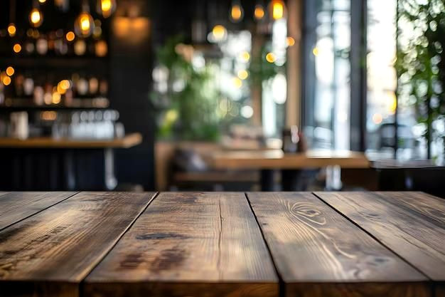 Rustic Charm in a Modern Cafe