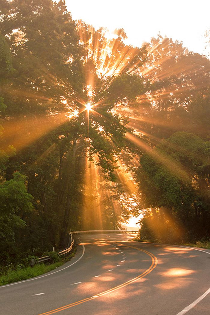 Breathtaking Country Road Sunrise Breathtaking Country Road Sunrise