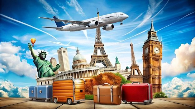 Avion Volant au-dessus de la Ville en Images générées par IA Avion Volant au-dessus de la Ville en Images générées par IA