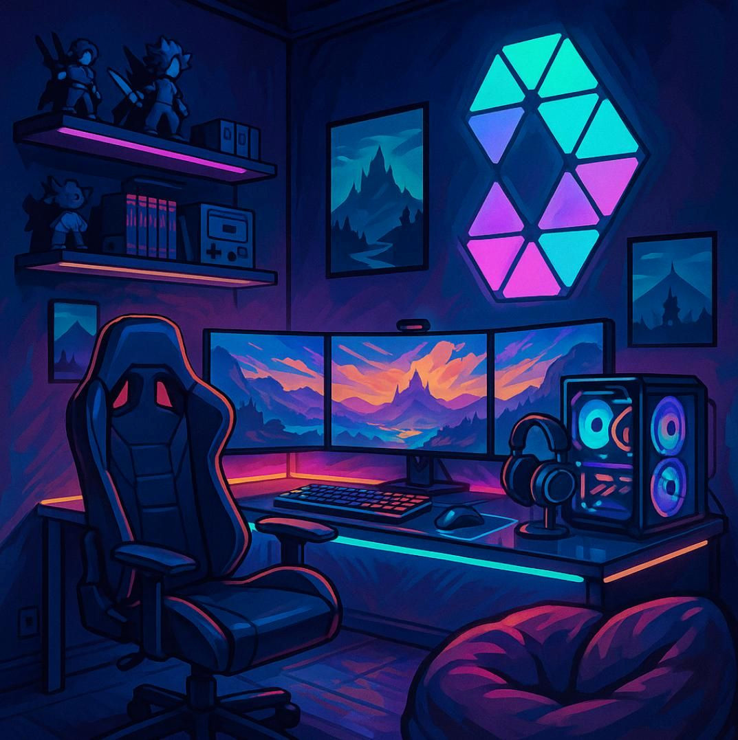 Epic Gaming Room Ideas: Neon Glow Setup Inspiration