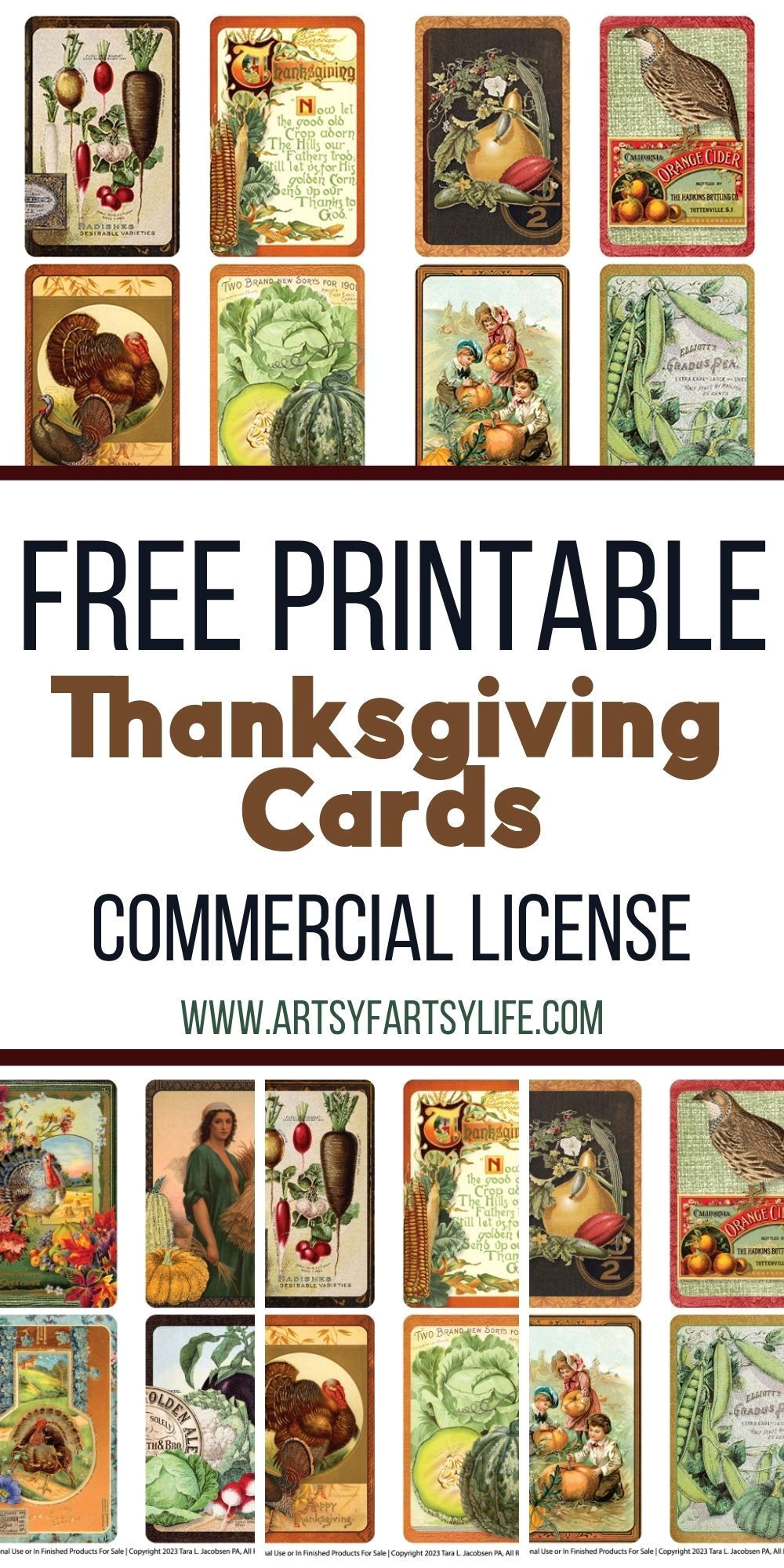 Cozy Vintage Fall Cards to Print Now