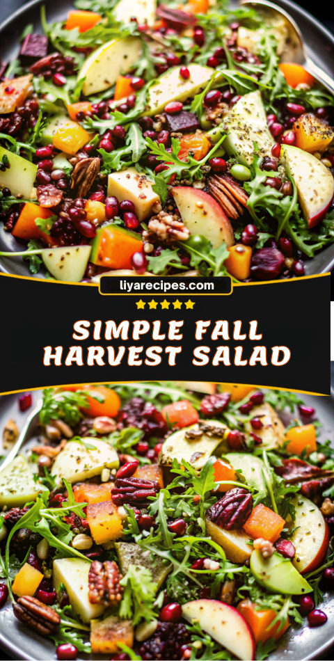 Pomegranate Harvest Salad: Easy Fall Favorite Pomegranate Harvest Salad: Easy Fall Favorite