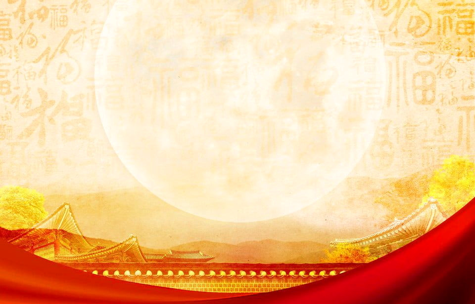 Vibrant Sunset Red Backgrounds for Double Yang Festival