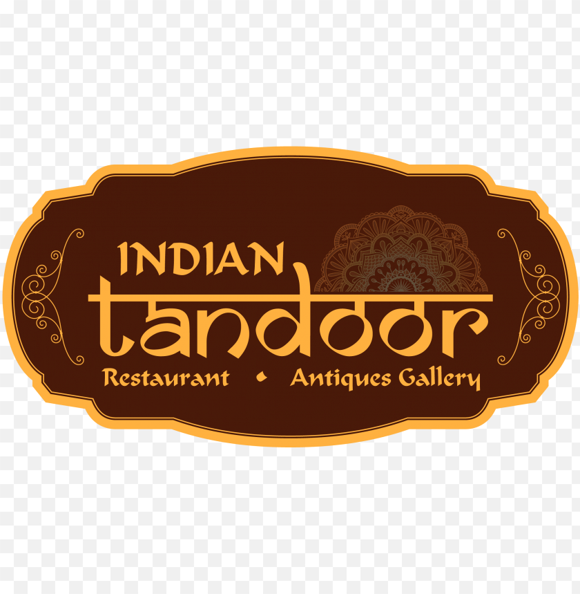 Indian Restaurant Logo Templates with Transparent Background