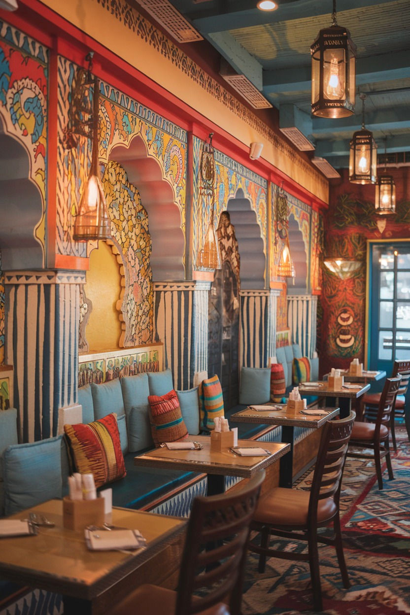 Regal Indian Restaurant Interiors Inspired by Vibrant Heritage Regal Indian Restaurant Interiors Inspired by Vibrant Heritage