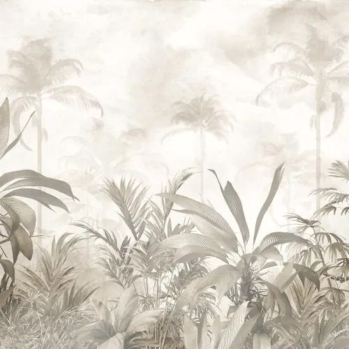 Wild Beige Jungle Wall Murals Wild Beige Jungle Wall Murals
