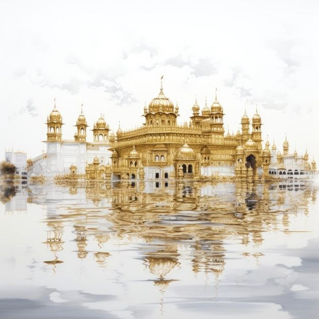 Golden Temple of Amritsar in Stunning Detail