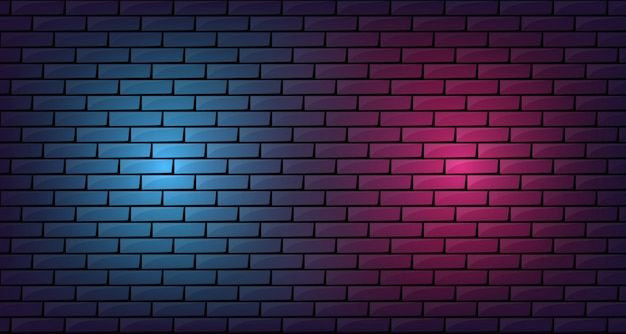 Glowing Brick Vector Background Glowing Brick Vector Background