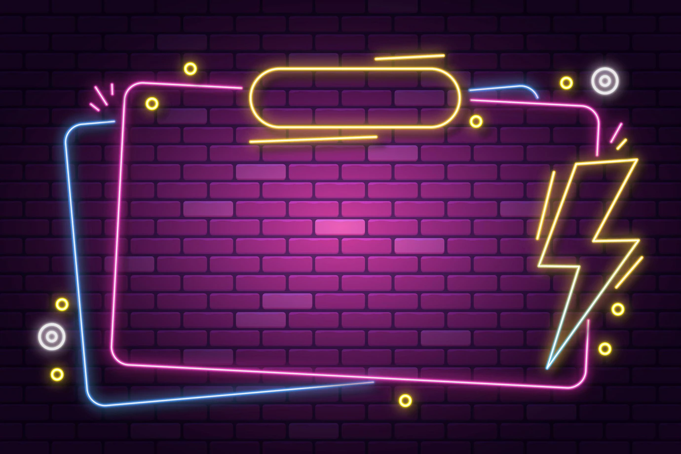 Vibrant Neon Frames to Elevate Your Design Vibrant Neon Frames to Elevate Your Design