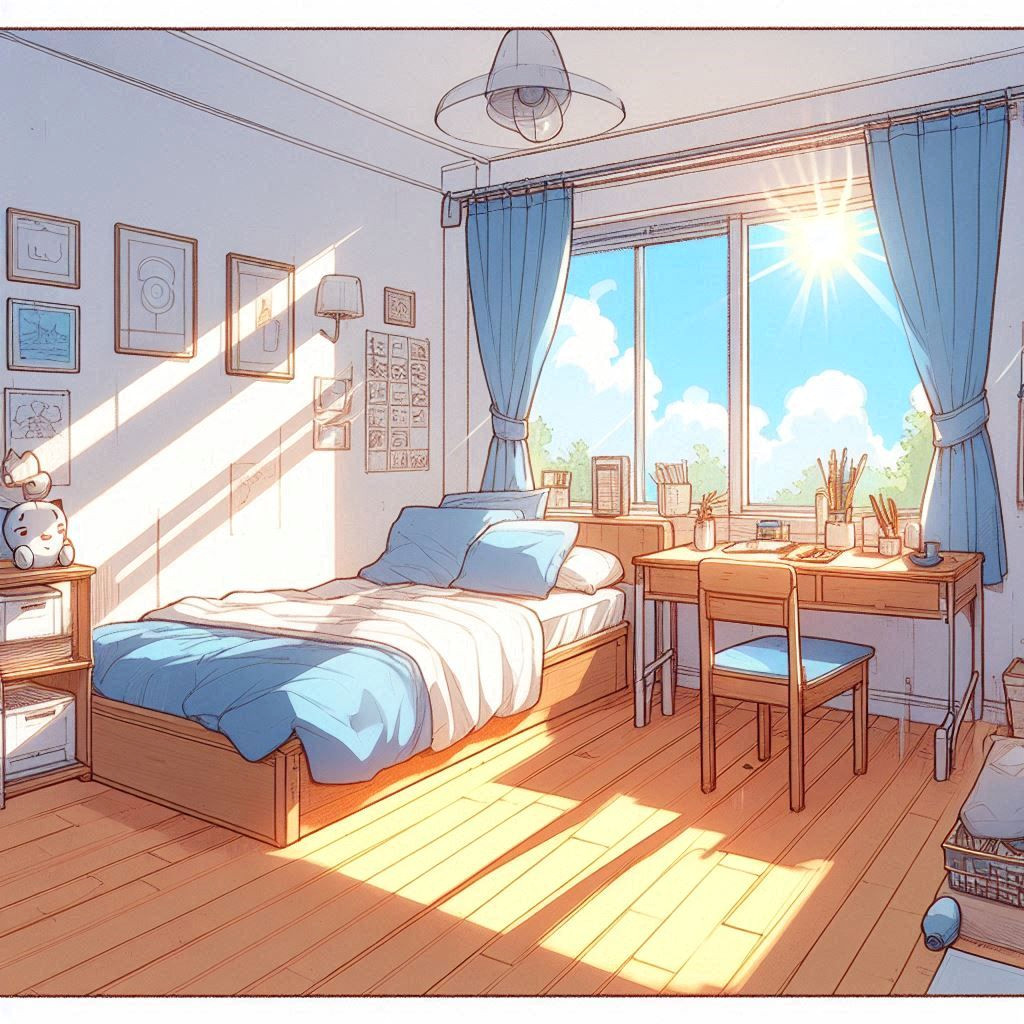 Bright Anime Room Inspiration