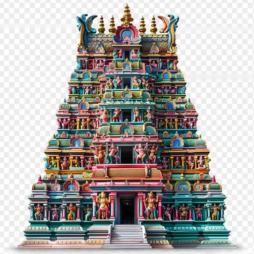 Stunning 4K Temple Clipart in Photorealistic Detail
