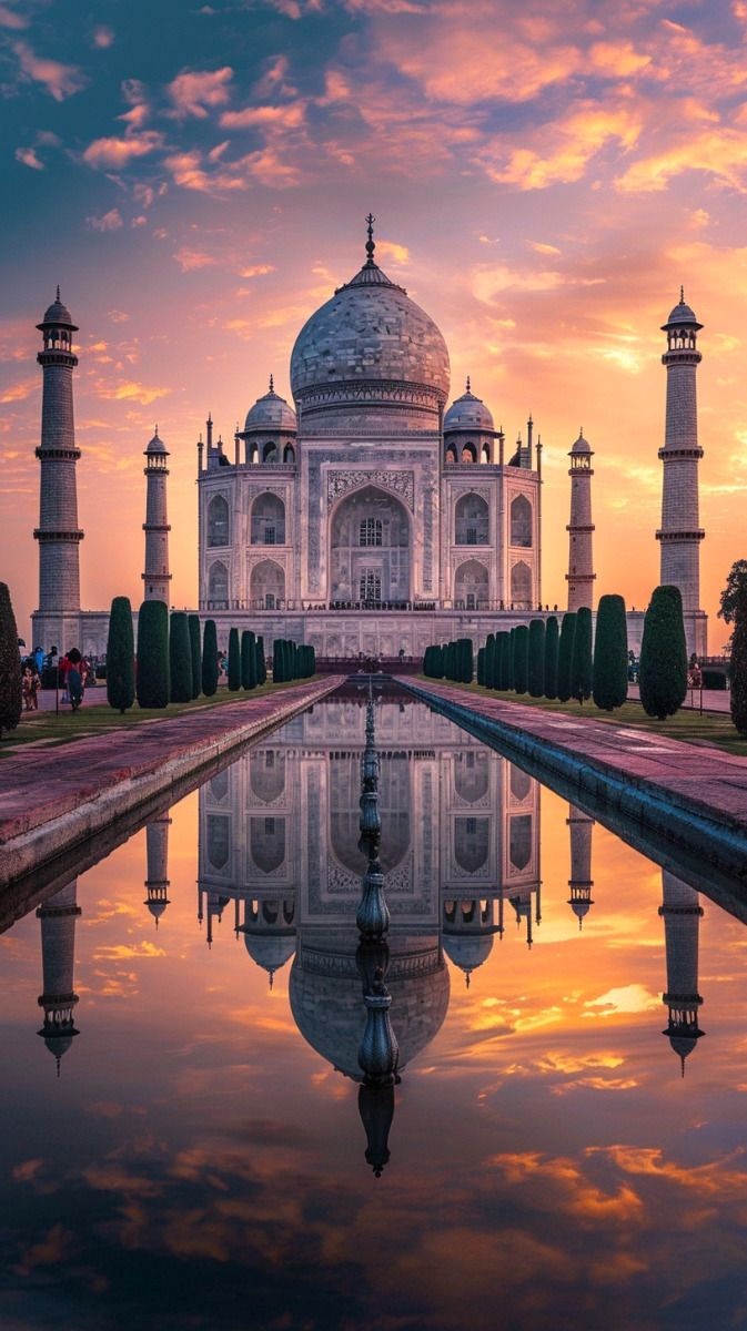 Breathtaking Taj Mahal Sunset Breathtaking Taj Mahal Sunset