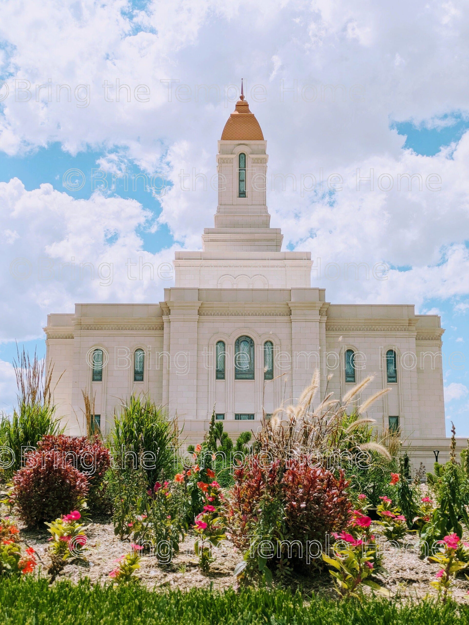 Utah Temple Wall Art: Deseret Peak Beauty